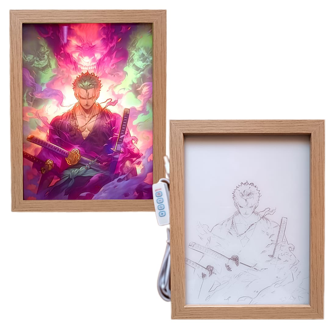 Cuadro Led Roronoa Zoro 1