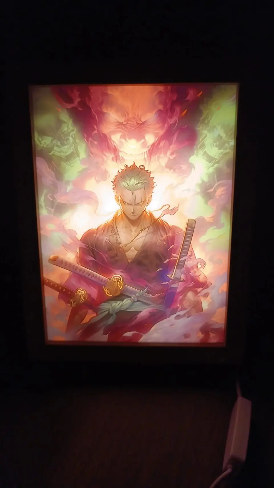 Cuadro Led Roronoa Zoro 2
