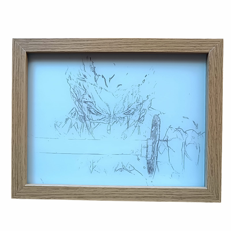 Cuadro Led Roronoa Zoro one piece 2