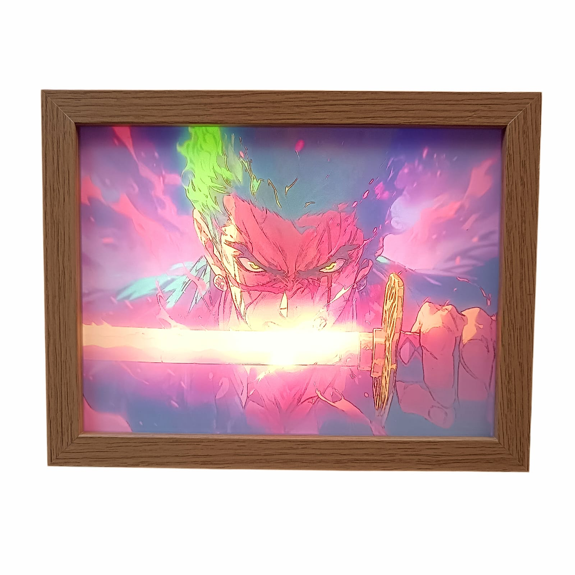 Cuadro Led Roronoa Zoro one piece 3