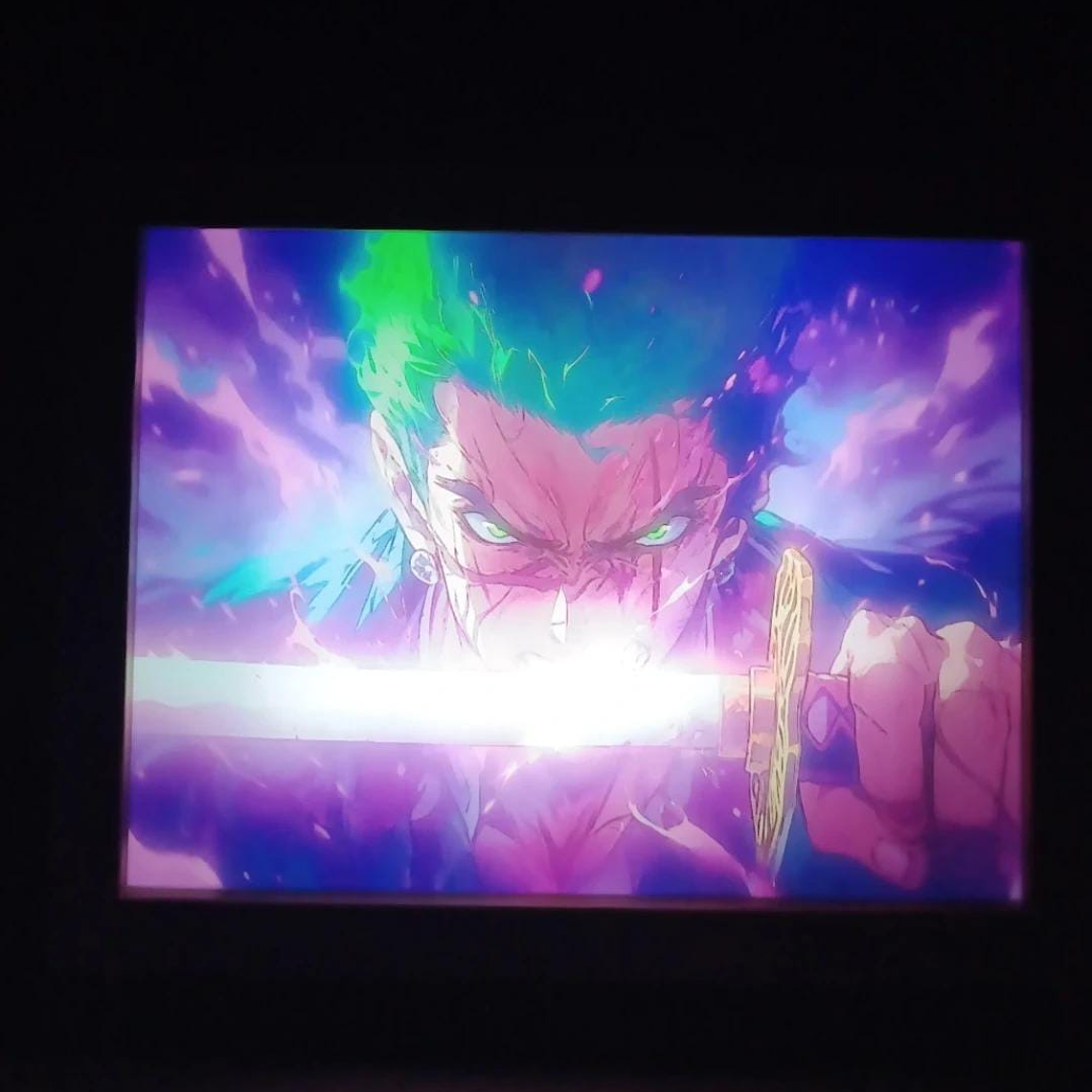 Cuadro Led Roronoa Zoro one piece 5