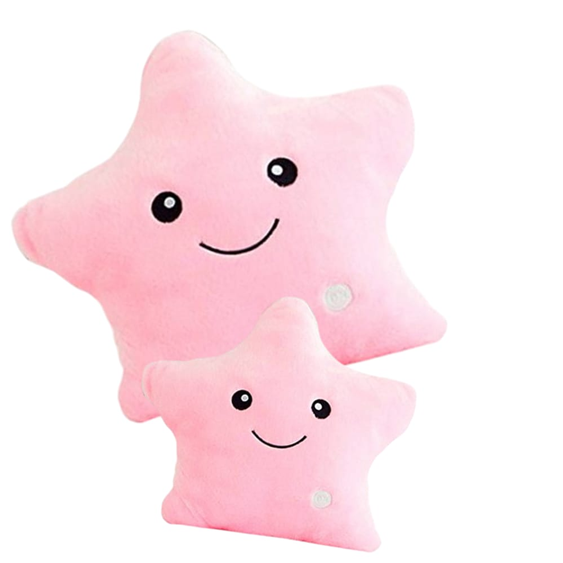 Cojin Luminoso de Felpa Forma de Estrella Blanca 6