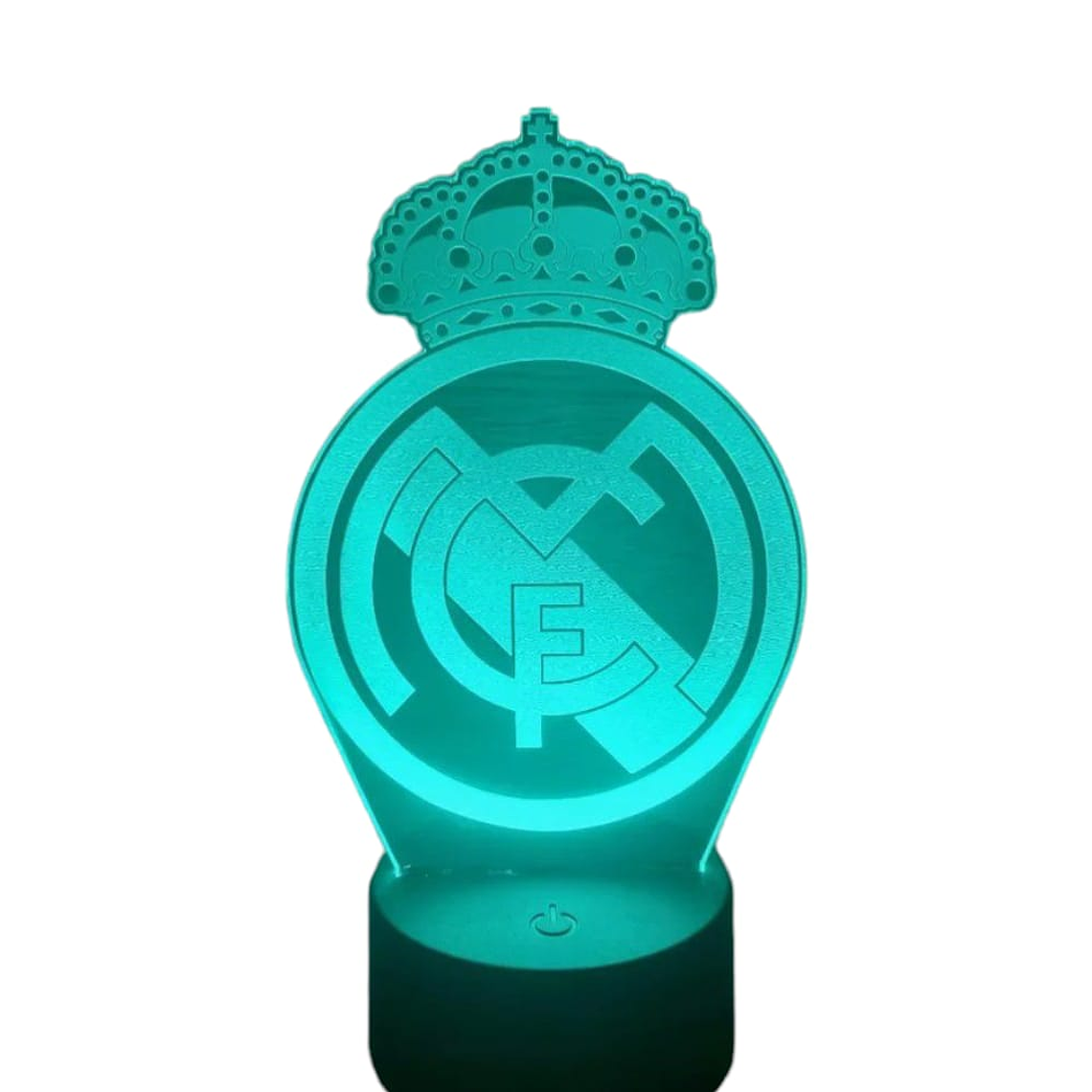 Lampara 3D Real Madrid de 7 colores 3