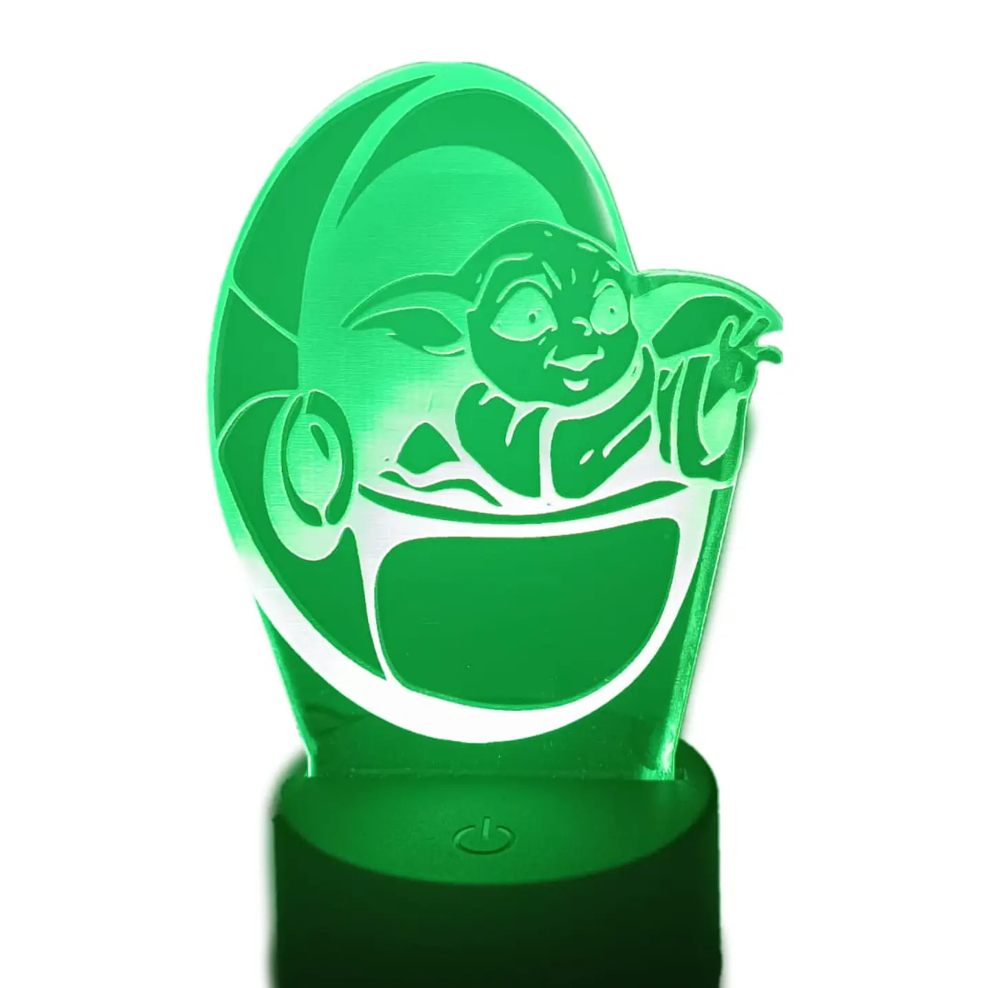 Lampara 3D Baby Yoda 7 Colores 2