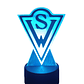 Lampara 3D Santiago Wanderers de 7 colores - Miniatura 4