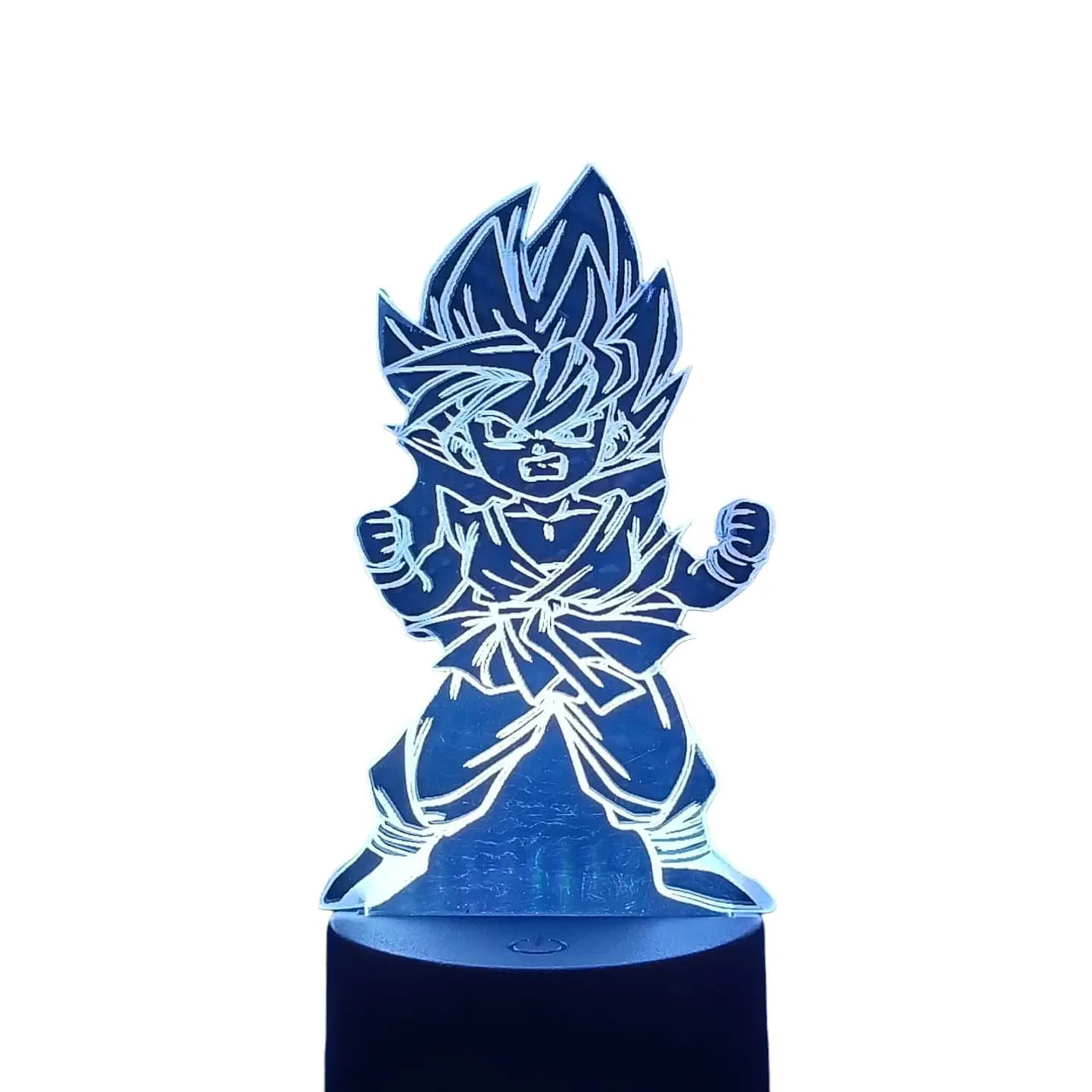 Lampara 3D Goku Dragon Ball de 7 colores 2