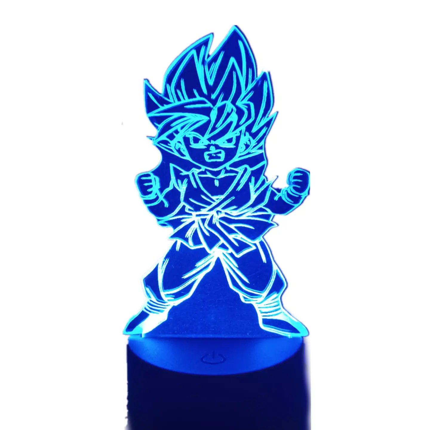 Lampara 3D Goku Dragon Ball de 7 colores 1