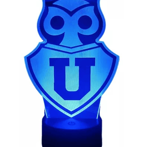 Lampara 3D U. De Chile de 7 colores