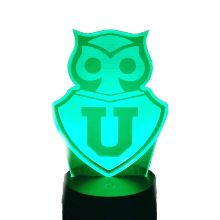 Lampara 3D U. De Chile de 7 colores 2