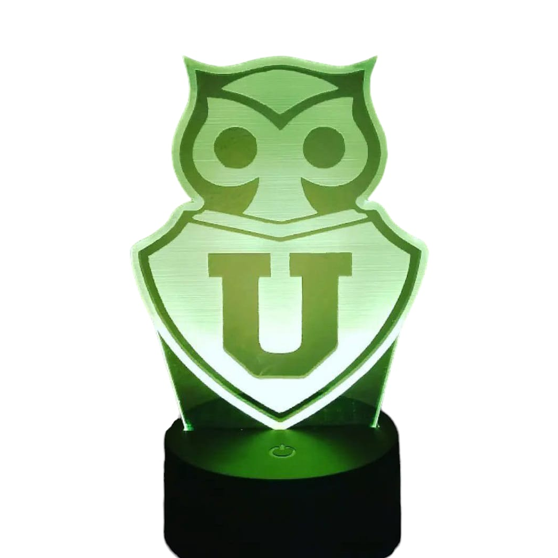 Lampara 3D U. De Chile de 7 colores 3