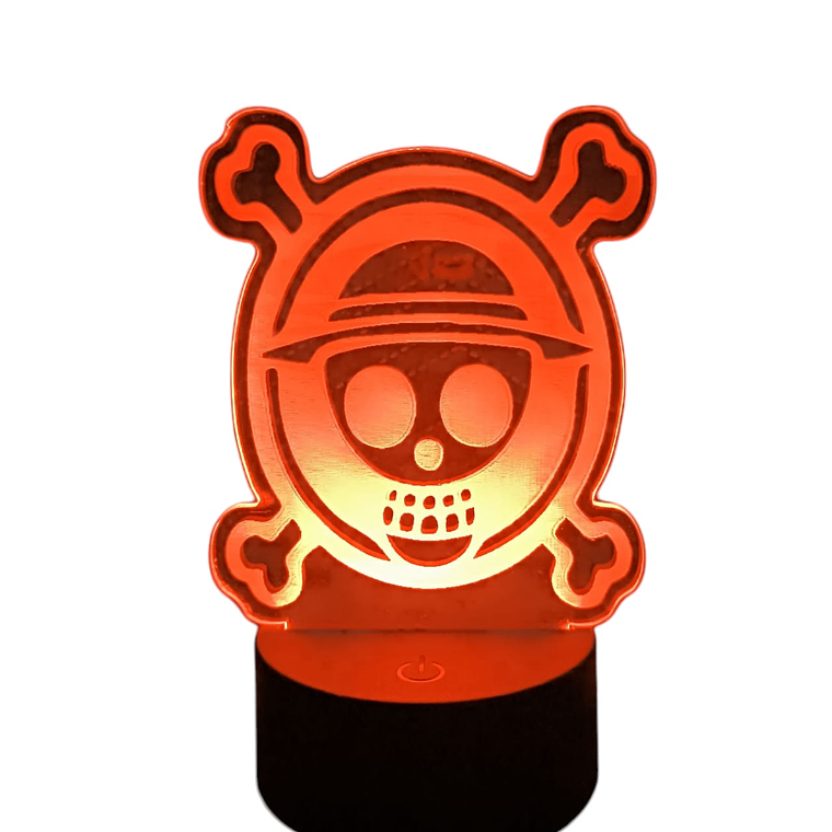 Lampara 3D Logo One Piece de 7 colore 5