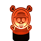 Lampara 3D Logo One Piece de 7 colore - Miniatura 5