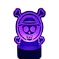 Lampara 3D Logo One Piece de 7 colore - Miniatura 4