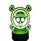 Lampara 3D Logo One Piece de 7 colore - Miniatura 3