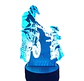 Lampara 3D Moto Papá e Hijo de 7 colores - Miniatura 3