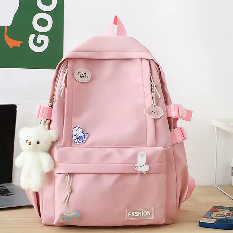 Mochila Kawai Rosa 5