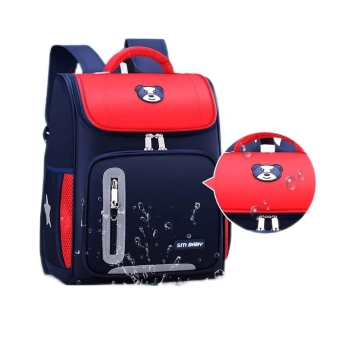 Mochila Escolar Roja Ligera para Niño 3