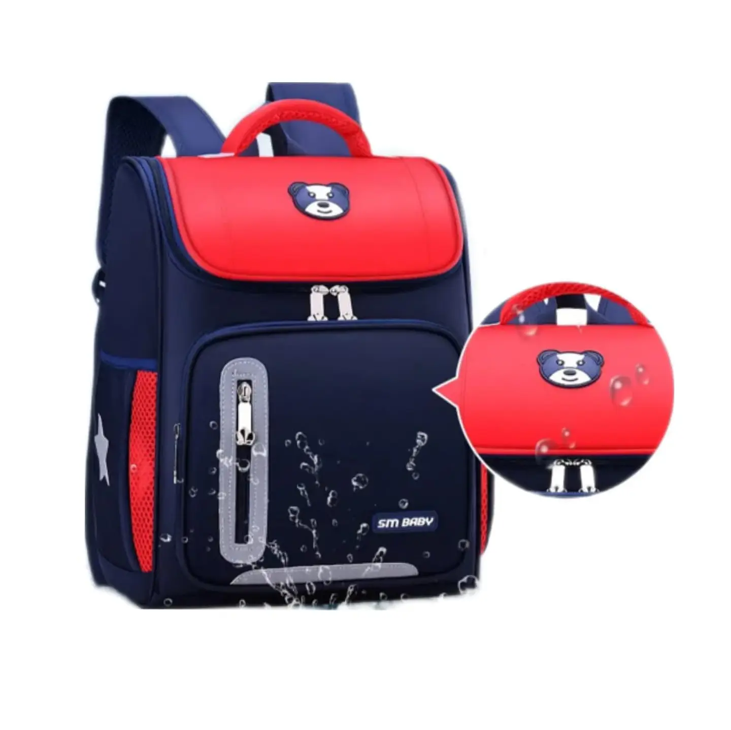 Mochila Escolar Roja Ligera para Niño 3