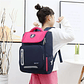 Mochila Escolar Rosada Ligera para Niña - Miniatura 3