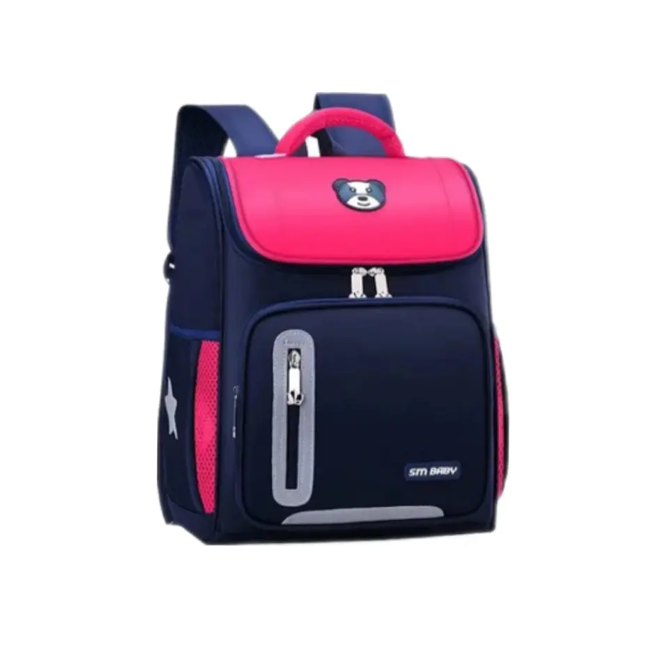 Mochila Escolar Rosada Ligera para Niña 1