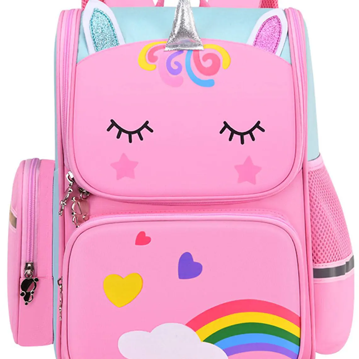 Mochila unicornio Rosada 1