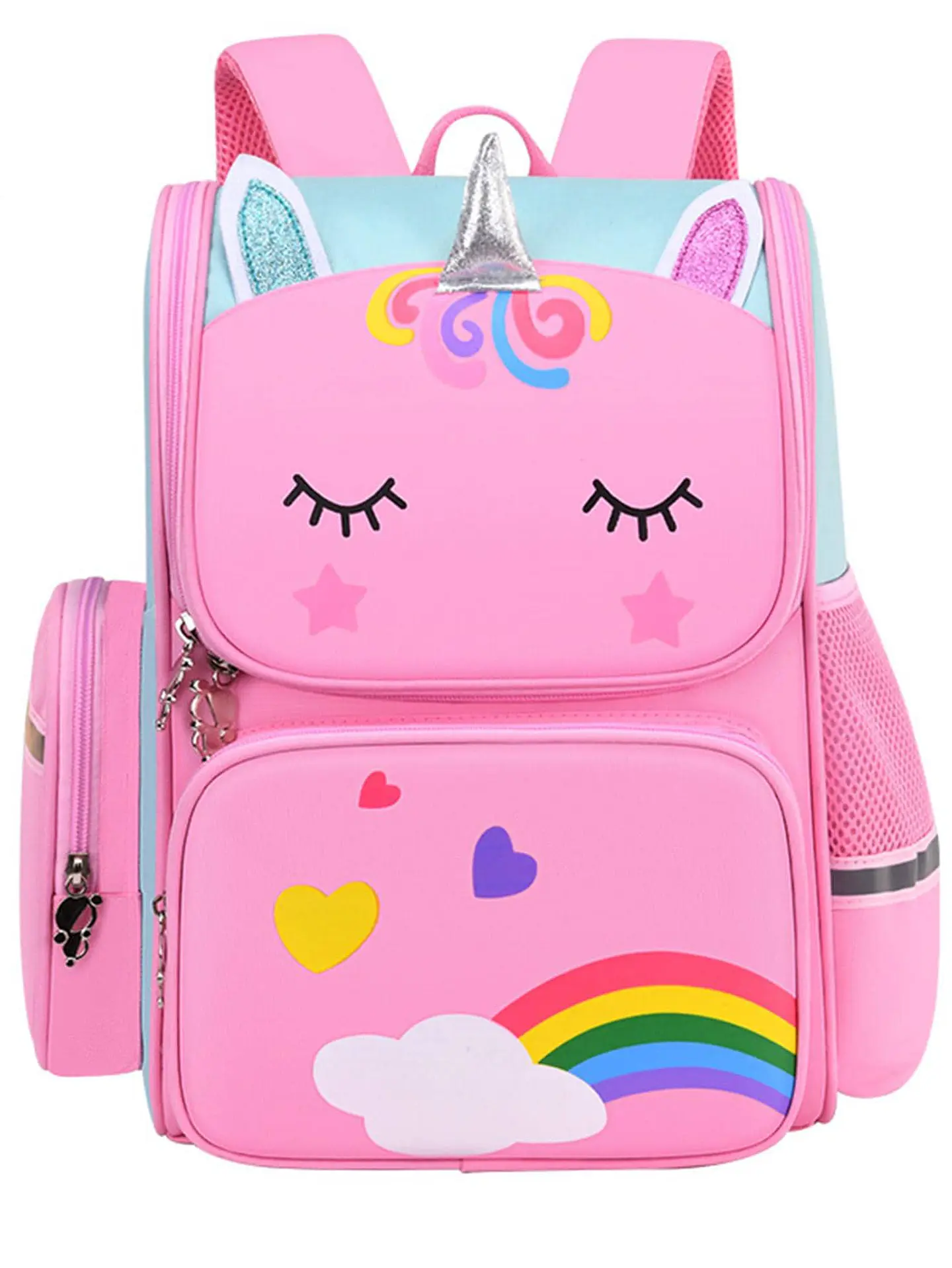 Mochila unicornio Rosada 1