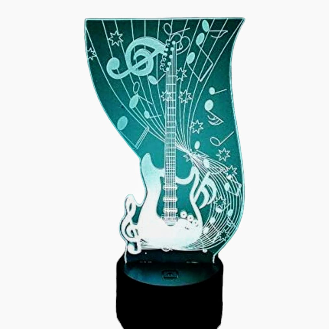 Lampara 3D Guitarra Electrica de 7 colores 4