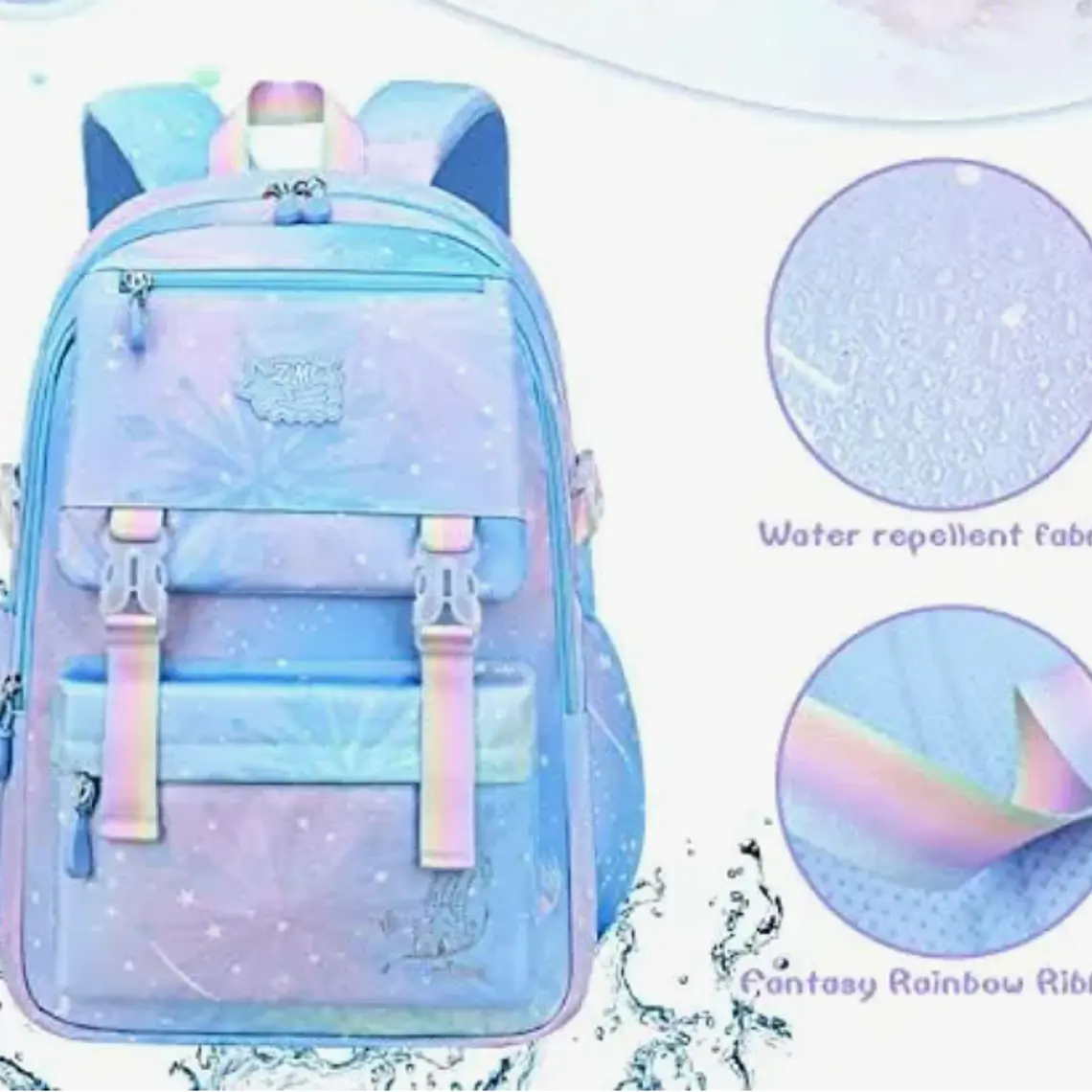 Mochila Arcoíris Azul Cielo 3