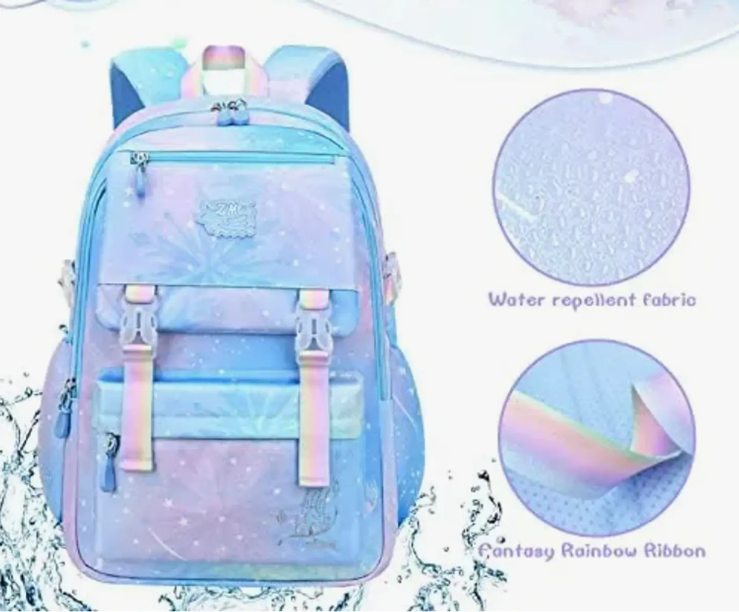 Mochila Arcoíris Azul Cielo 3