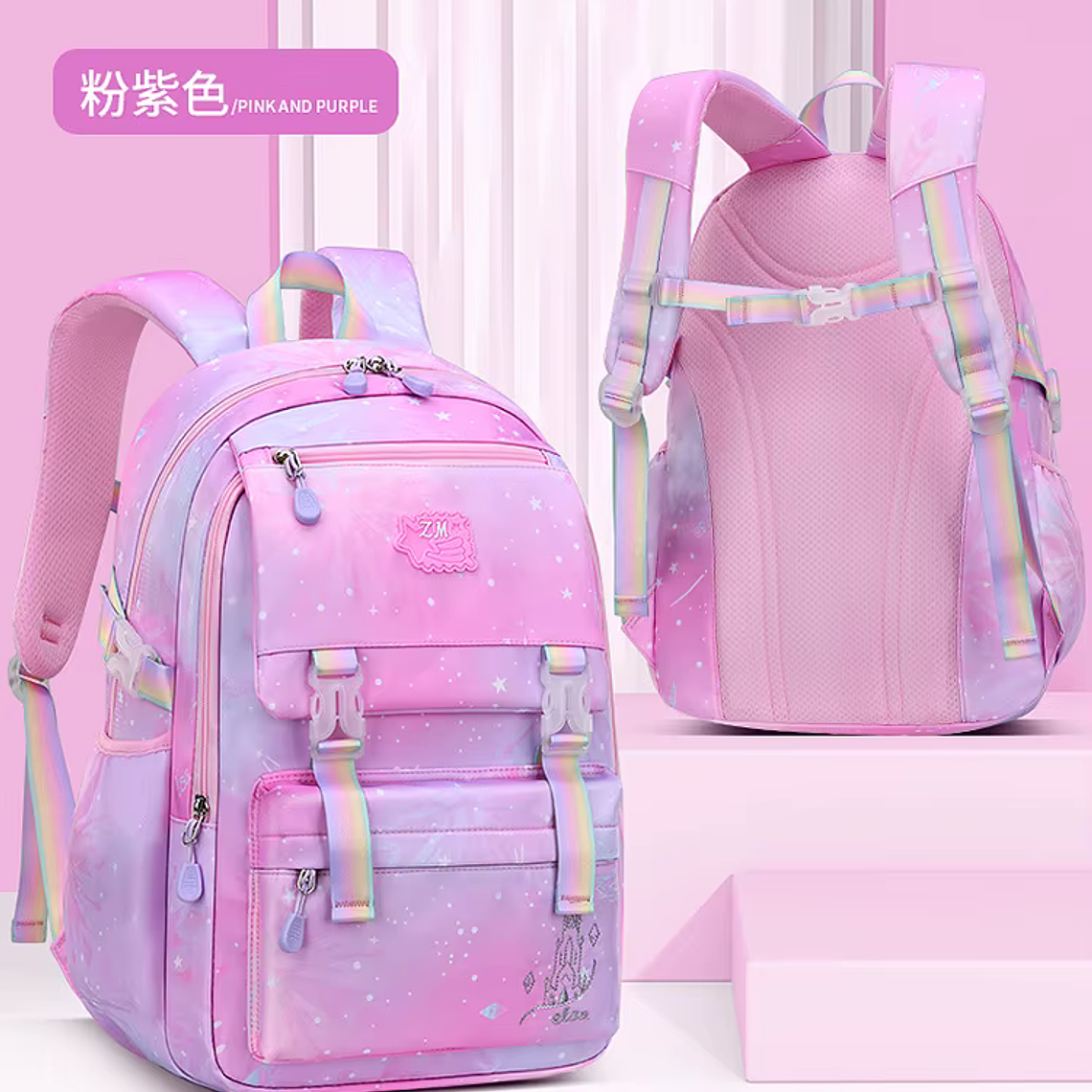 Mochila Arcoíris Violeta 2