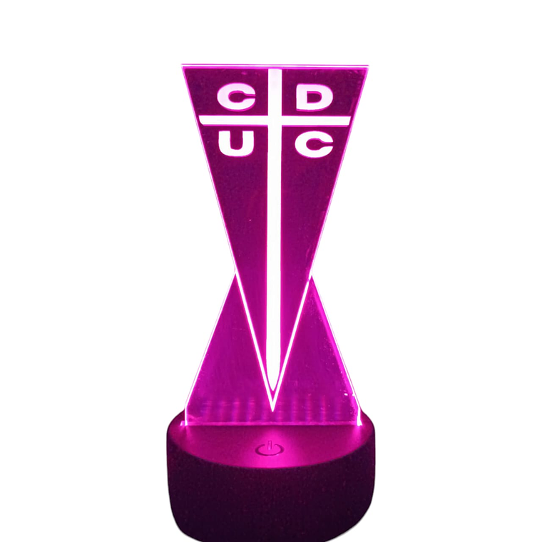 Lampara 3D Universidad Católica de 7 colores 3