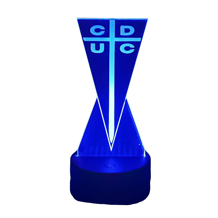 Lampara 3D Universidad Católica de 7 colores 1