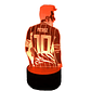 Lampara 3D Messi de 7 colores - Miniatura 5