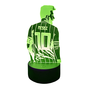 Lampara 3D Messi de 7 colores