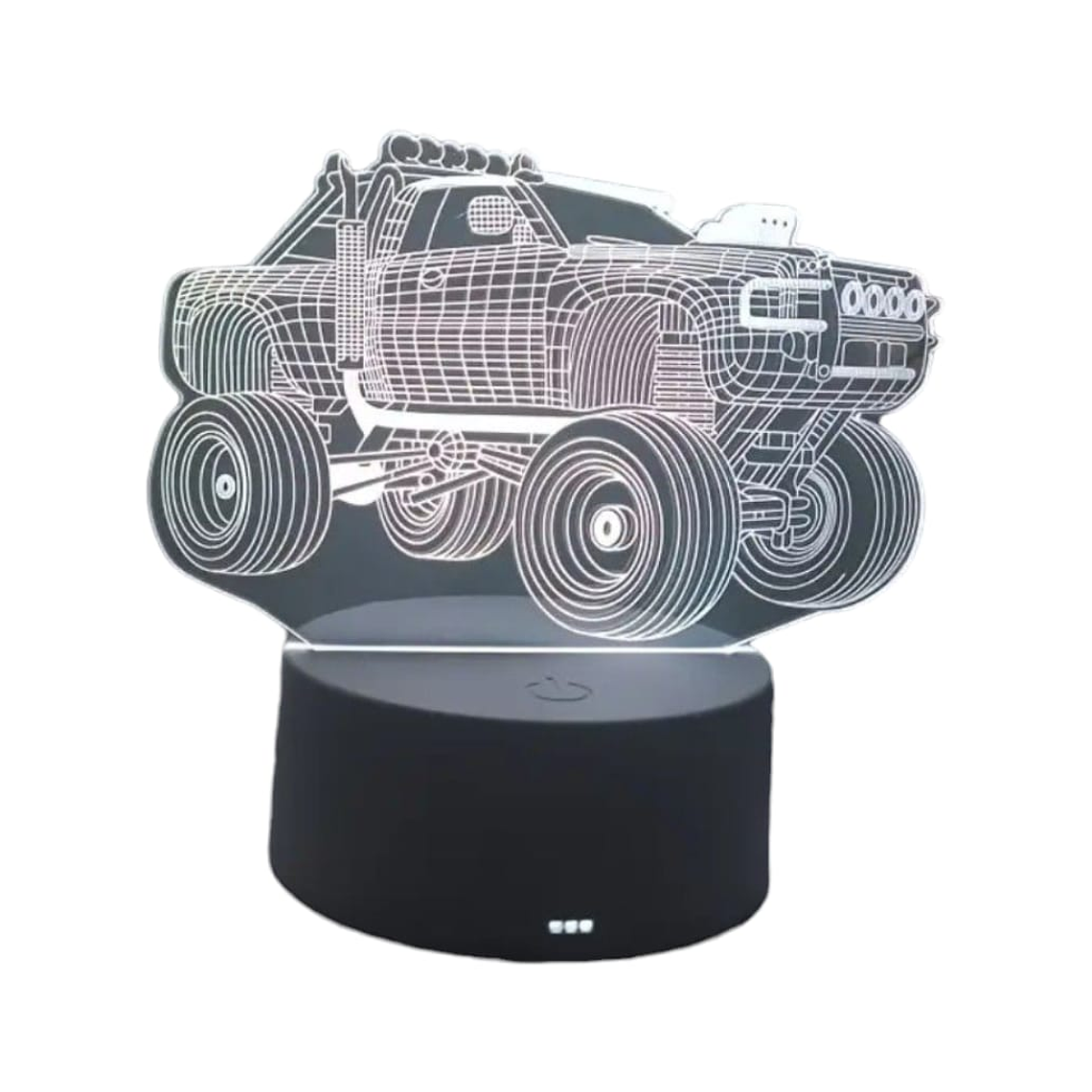 Lampara 3D Monster truck de 7 colores 1
