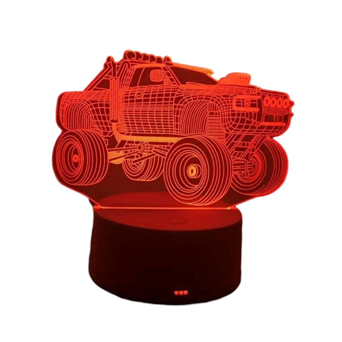 Lampara 3D Monster truck de 7 colores 4