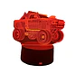 Lampara 3D Monster truck de 7 colores - Miniatura 4
