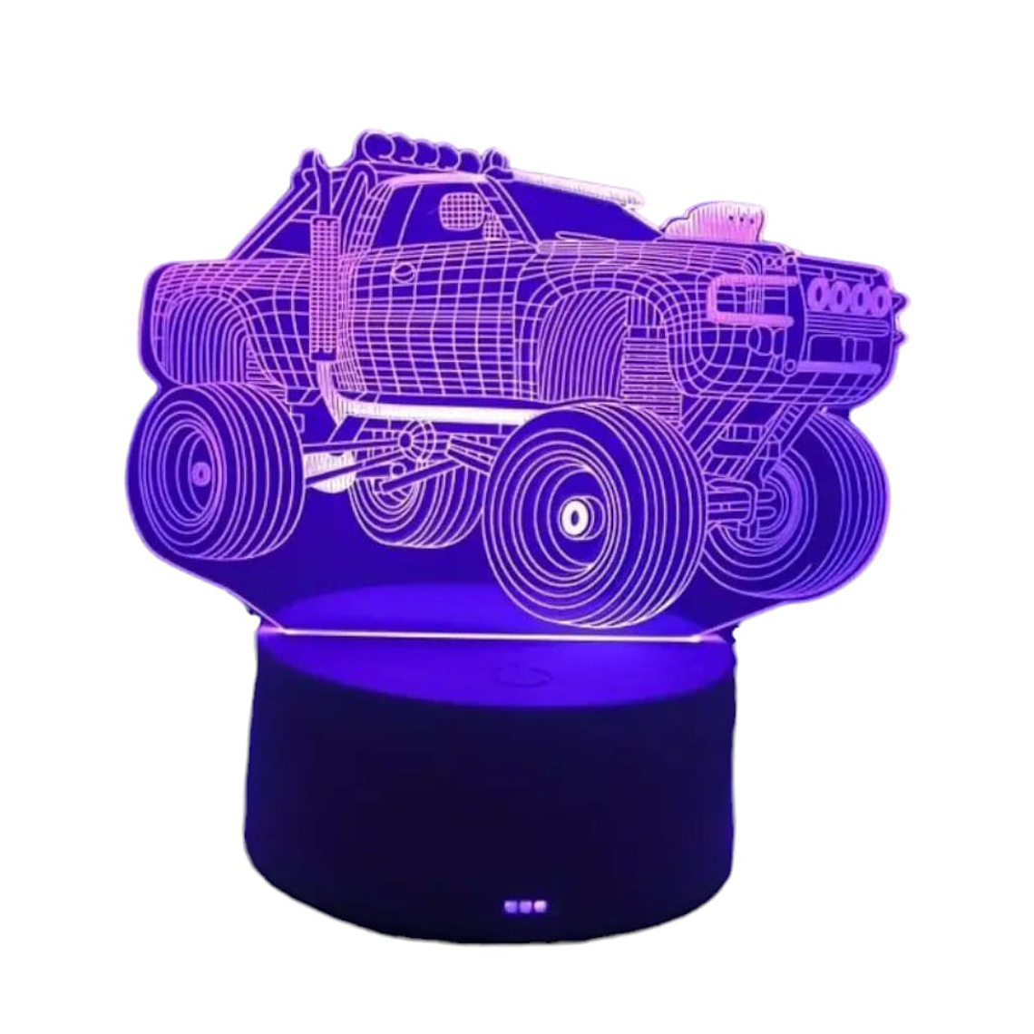 Lampara 3D Monster truck de 7 colores 2