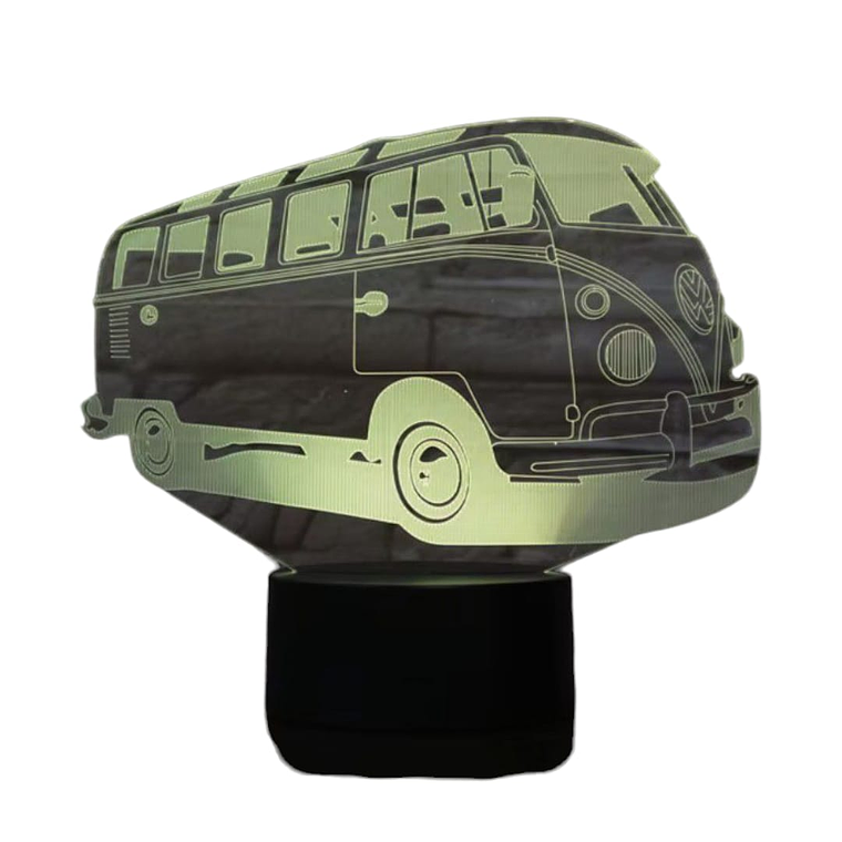 Lampara 3D Combi de 7 colores 2