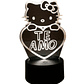 Lampara 3D Hello kitty de 7 colores frase te amo - Miniatura 4