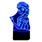 Lampara 3D Elza de Frozen de  7 colores - Miniatura 4