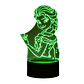 Lampara 3D Elza de Frozen de  7 colores - Miniatura 1