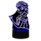 Lampara 3D Elza de Frozen de  7 colores - Miniatura 3
