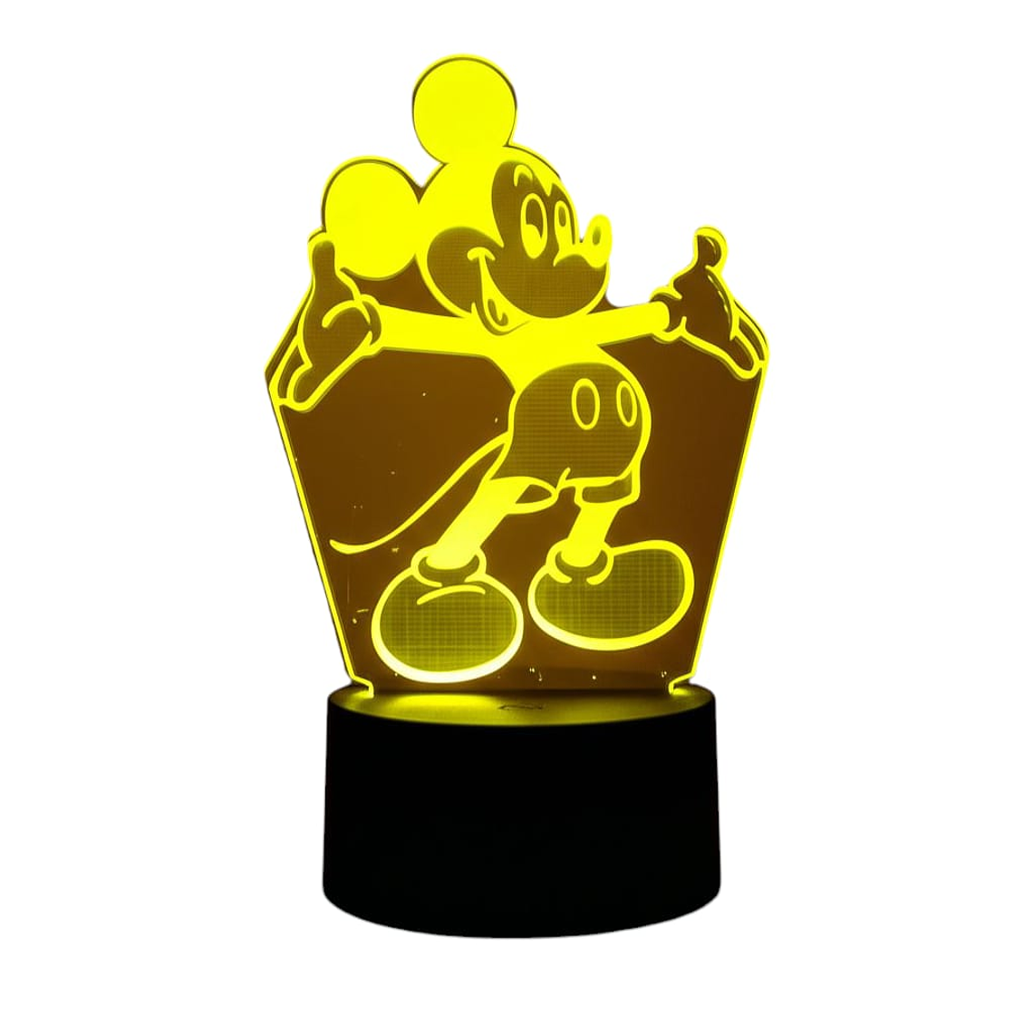Lampara 3D Mickey Mouse de 7 colores 3