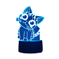 Lampara 3D Gatita Chi de 7 colores - Miniatura 6