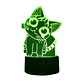Lampara 3D Gatita Chi de 7 colores - Miniatura 2