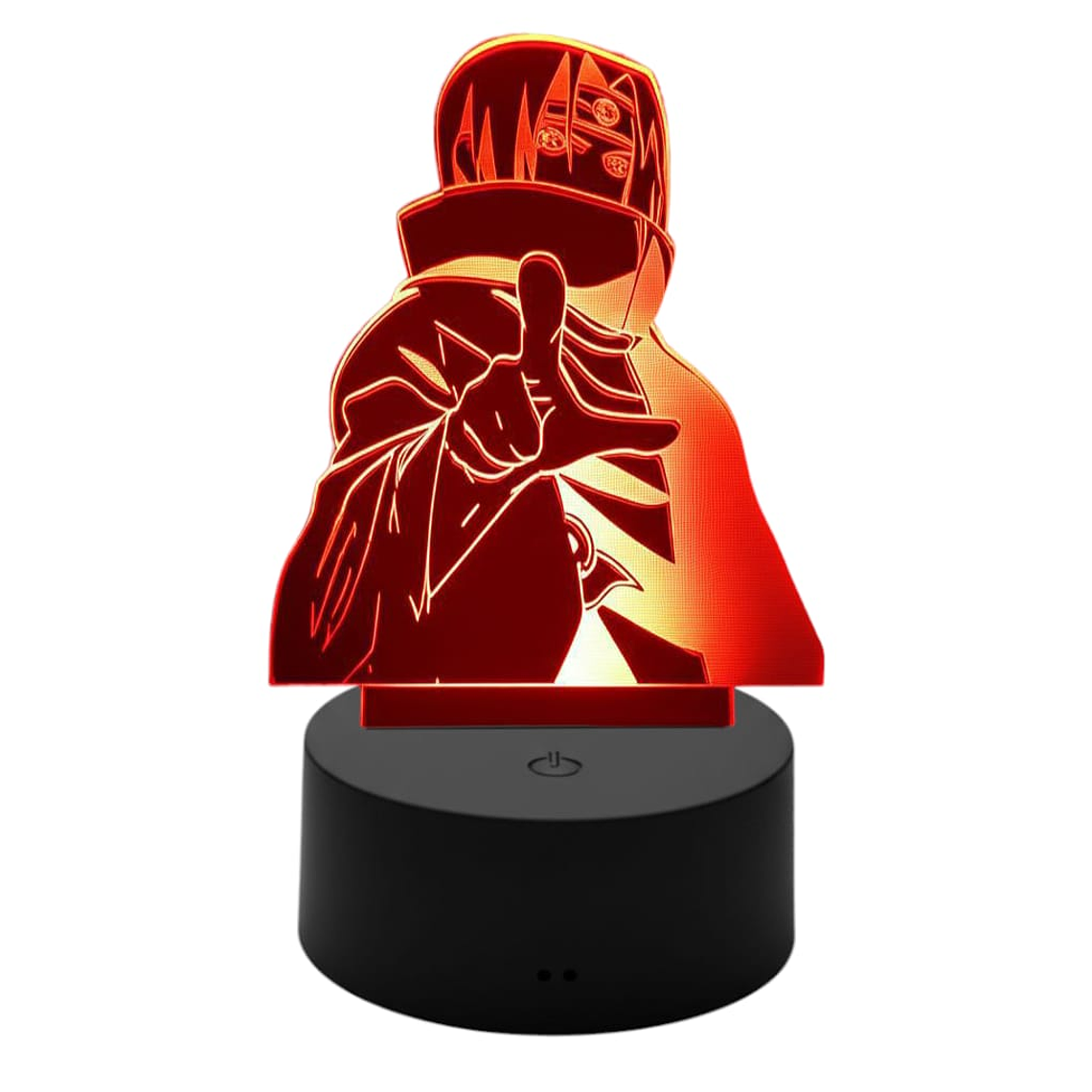 Lampara 3D Itachi Uchiha 7 colores 1