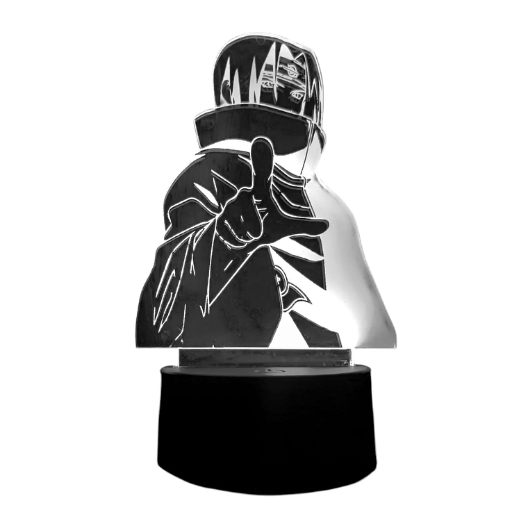 Lampara 3D Itachi Uchiha 7 colores 3