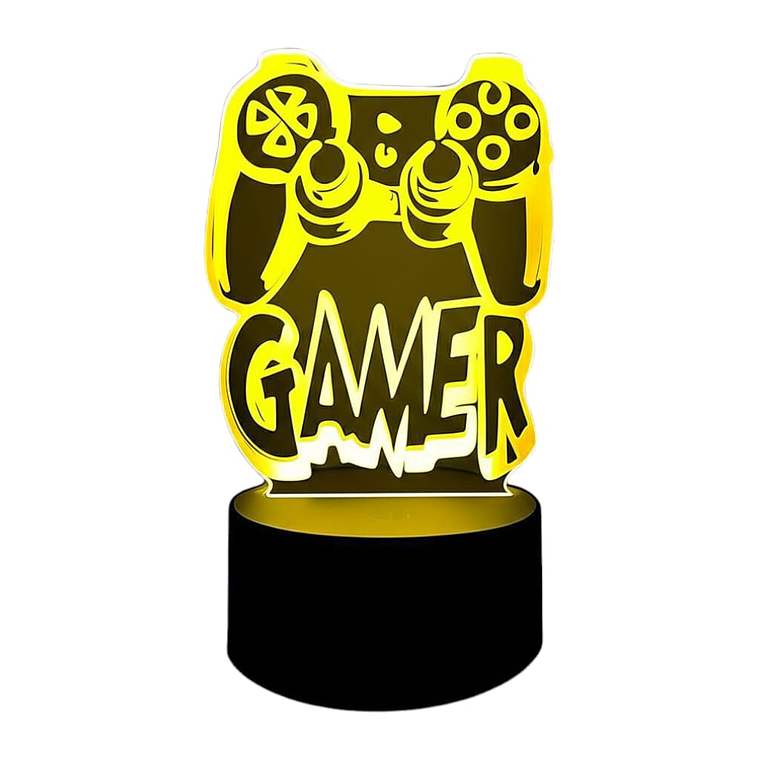 Lampara 3D Joystick Gamers de 7 colores 4