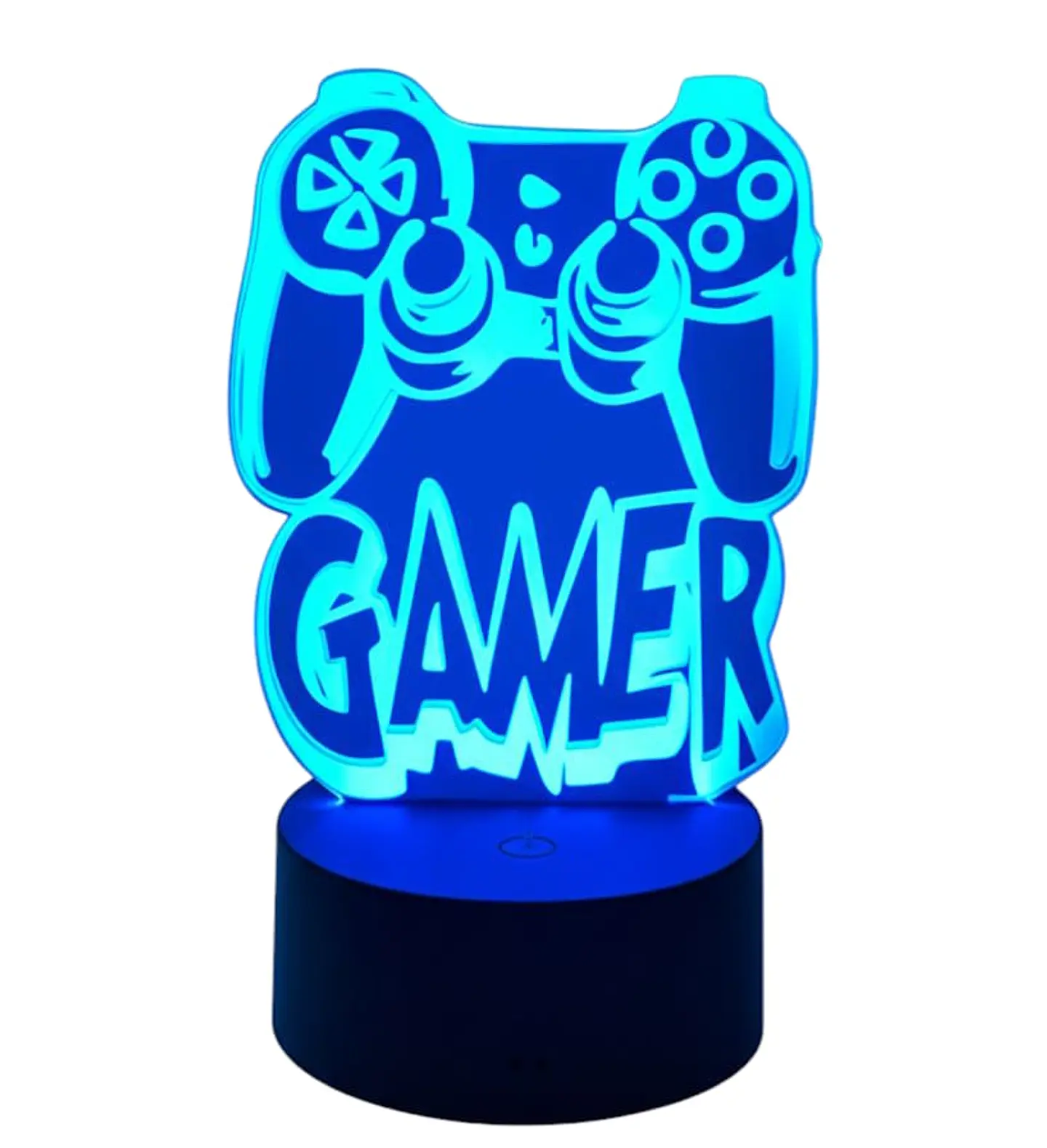 Lampara 3D Joystick Gamers de 7 colores 2